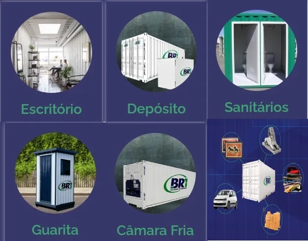 Imagem ilustrativa de Locação container sanitário